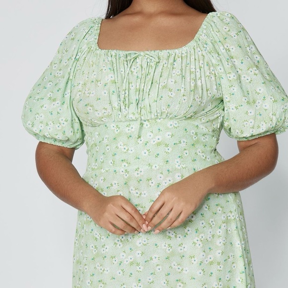 Faithfull the Brand - Lira Midi Dress in Merci Floral Print US 8/Large NWT - Picture 3 of 10